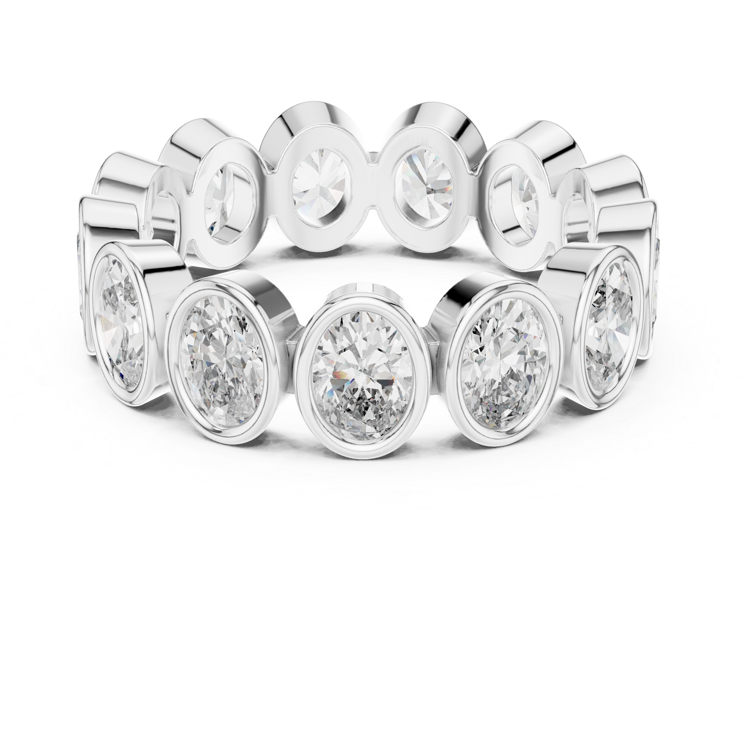 Silver Lining Lab Grown Diamond Cluster Ring