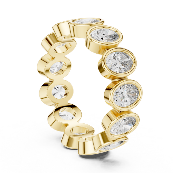 Silver Lining Lab Grown Diamond Cluster Ring