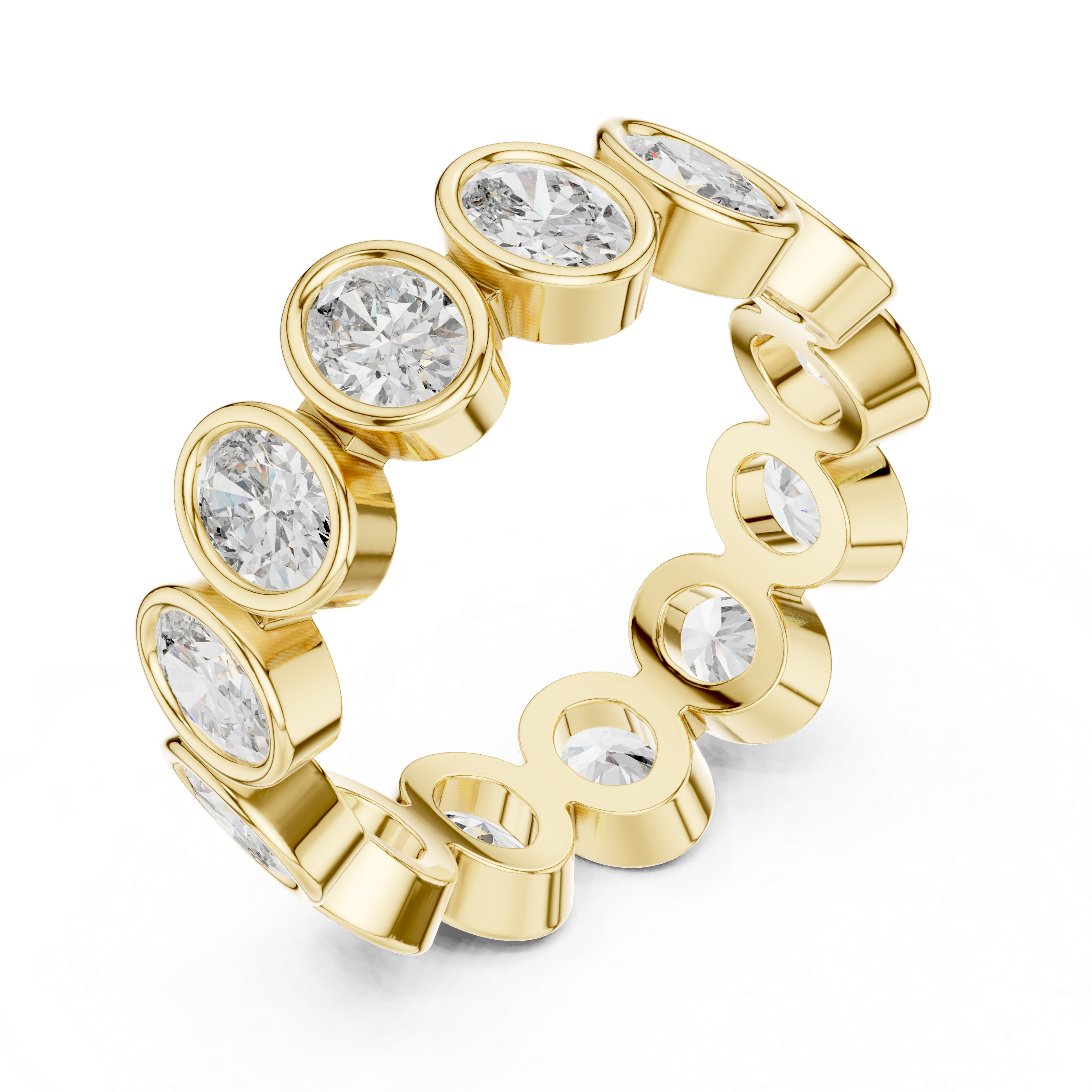 Silver Lining Lab Grown Diamond Cluster Ring