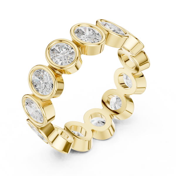 Silver Lining Lab Grown Diamond Cluster Ring