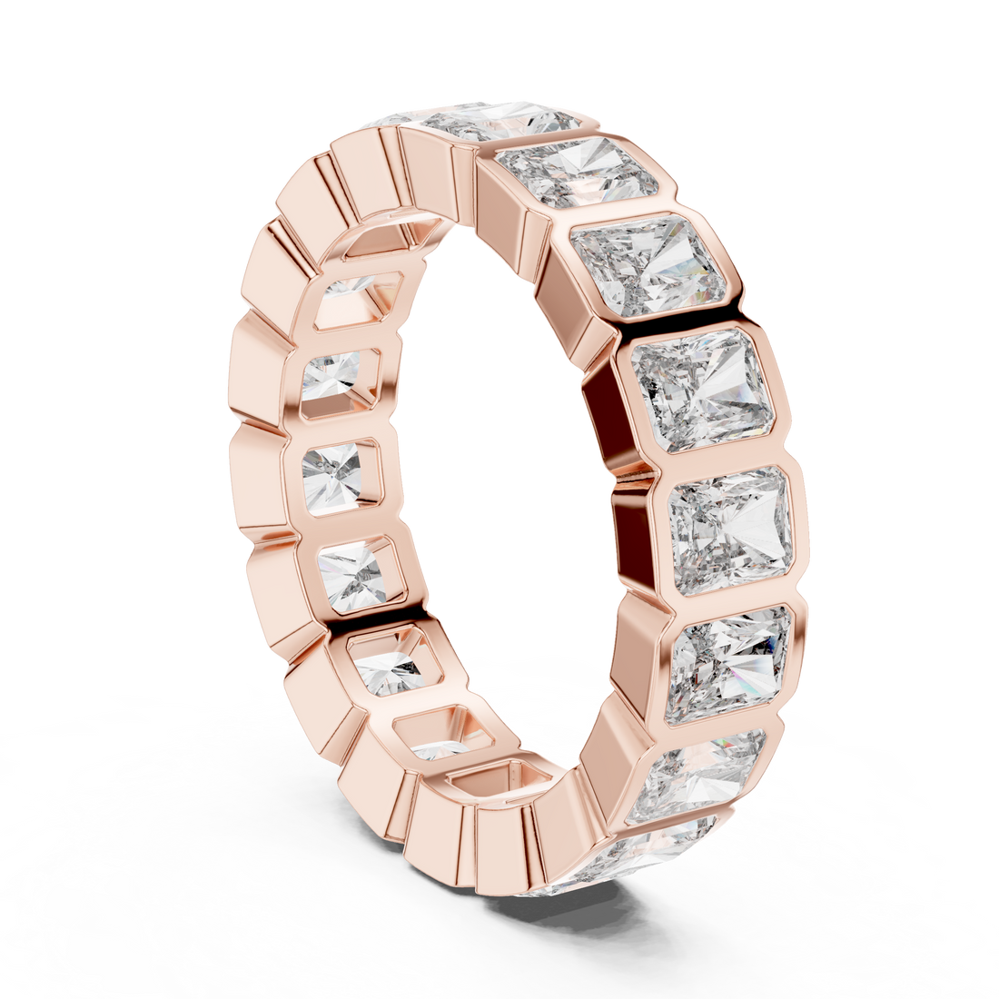 Honeycomb Cells Lab Grown Diamond Hex Ring