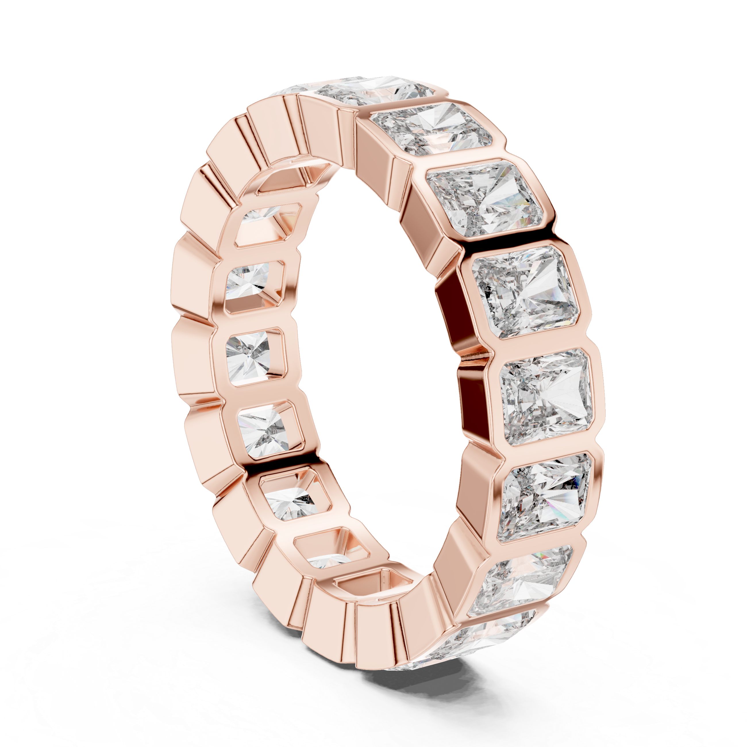 Honeycomb Cells Lab Grown Diamond Hex Ring