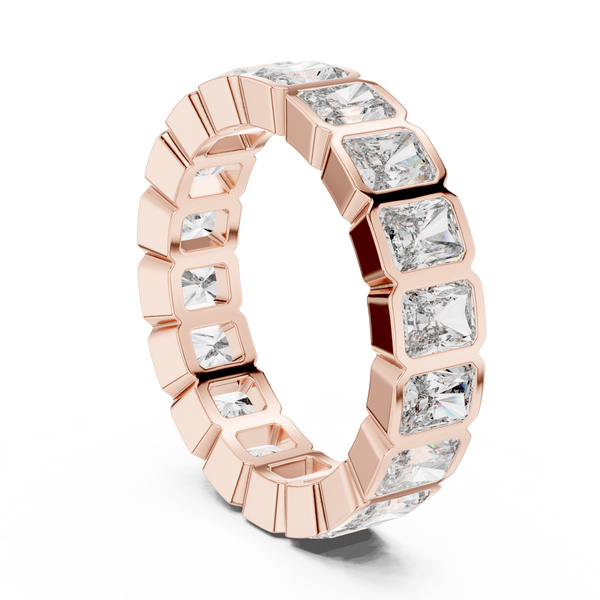 Honeycomb Cells Lab Grown Diamond Hex Ring