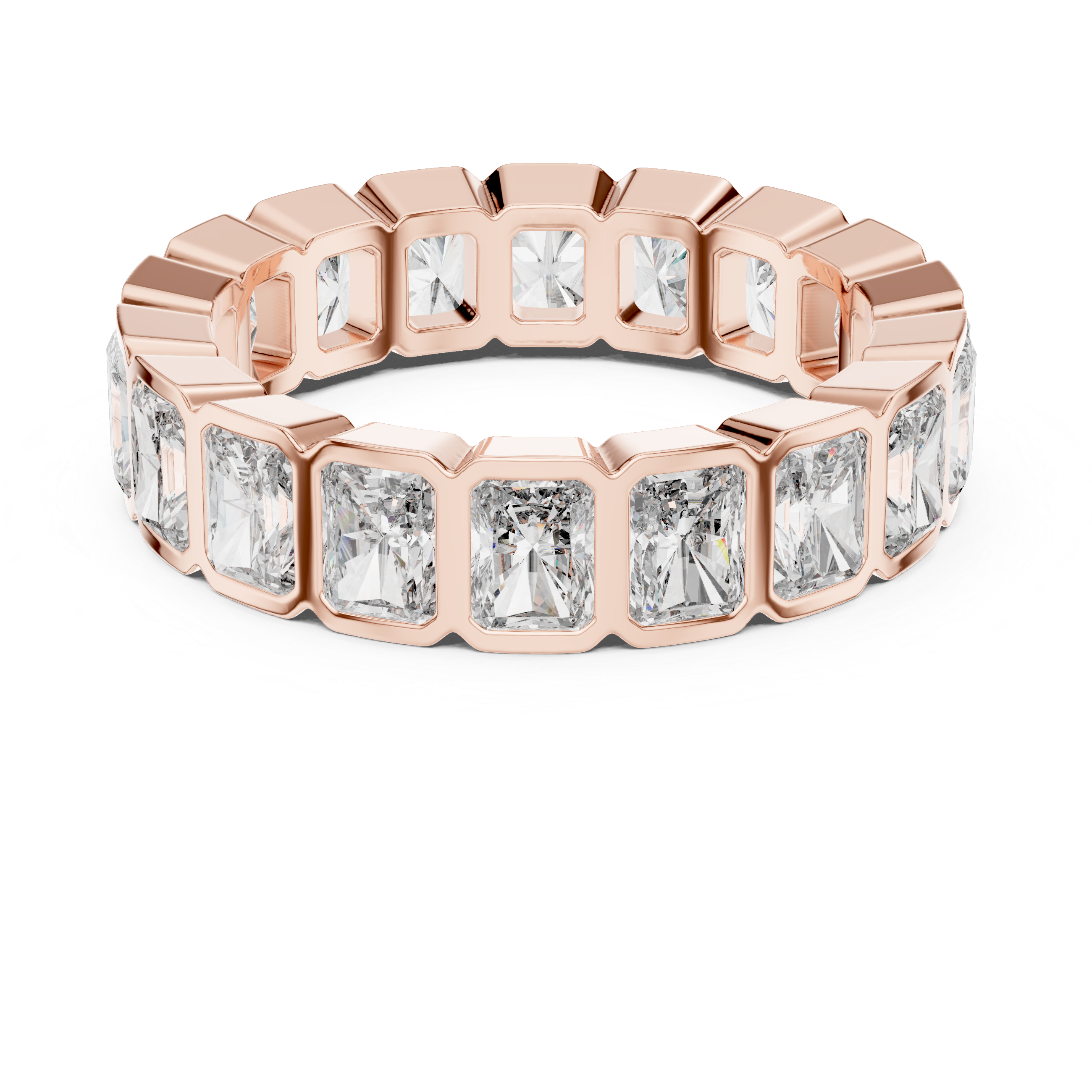 Honeycomb Cells Lab Grown Diamond Hex Ring