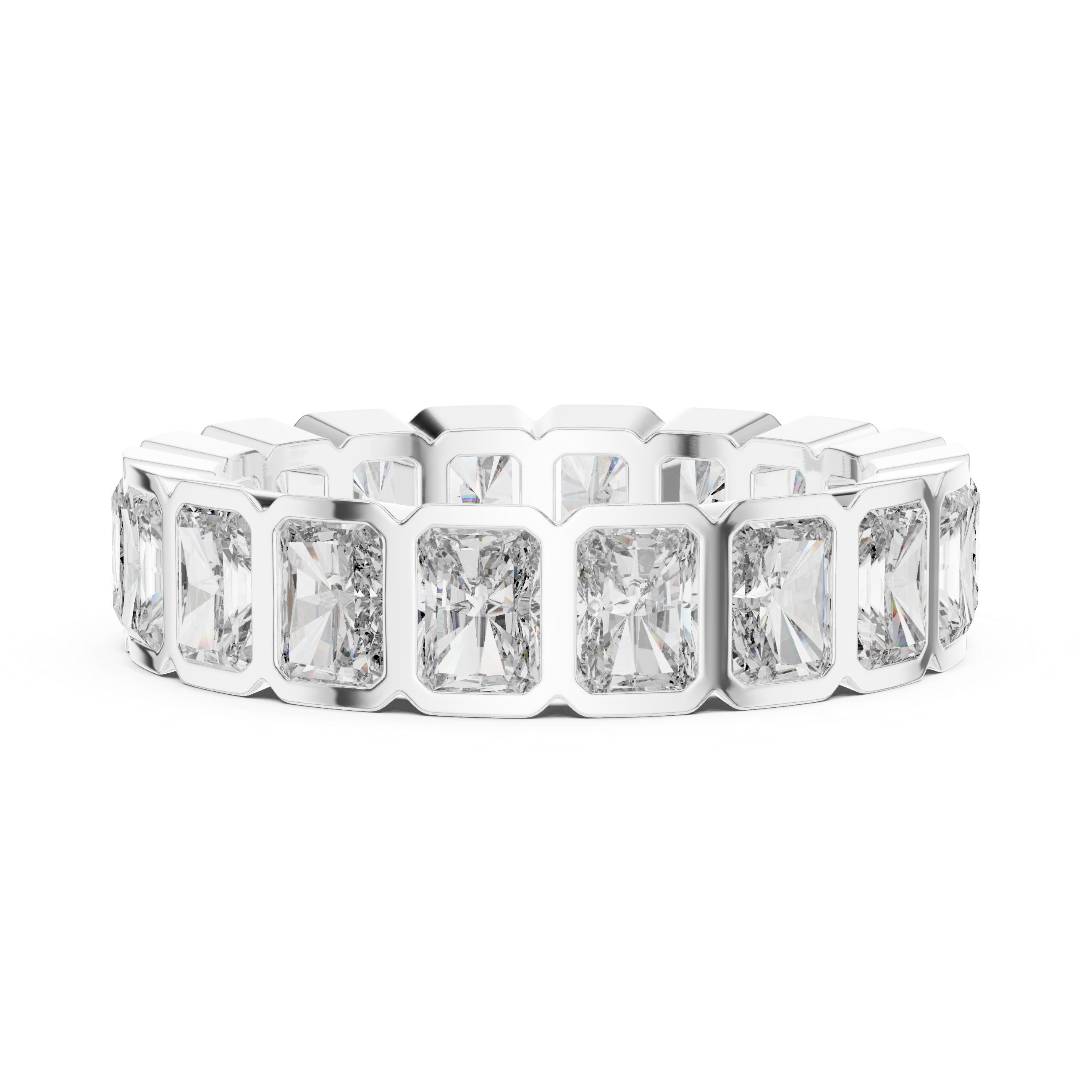 Honeycomb Cells Lab Grown Diamond Hex Ring