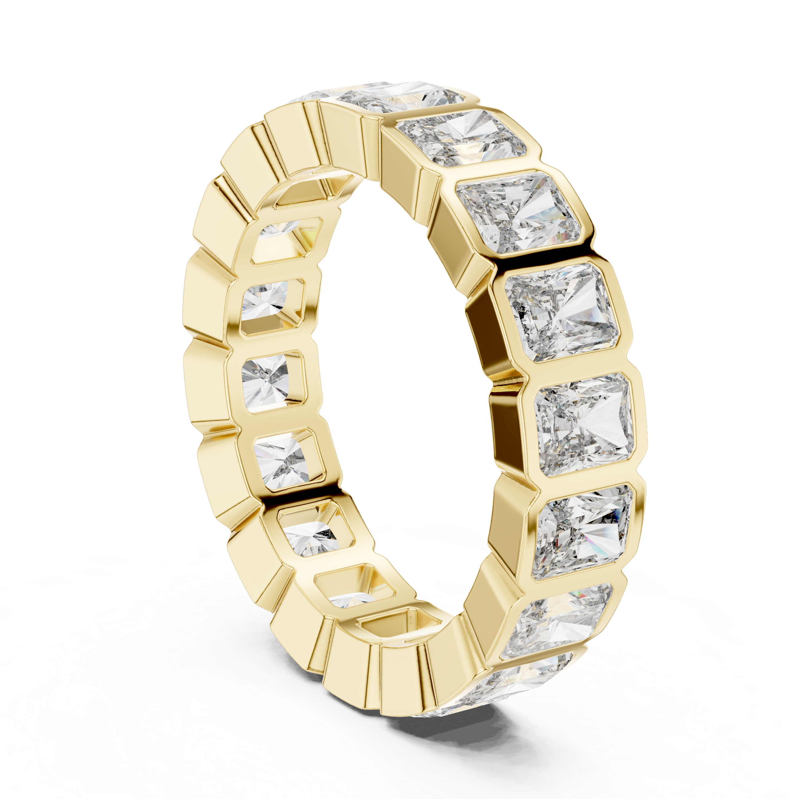 Honeycomb Cells Lab Grown Diamond Hex Ring