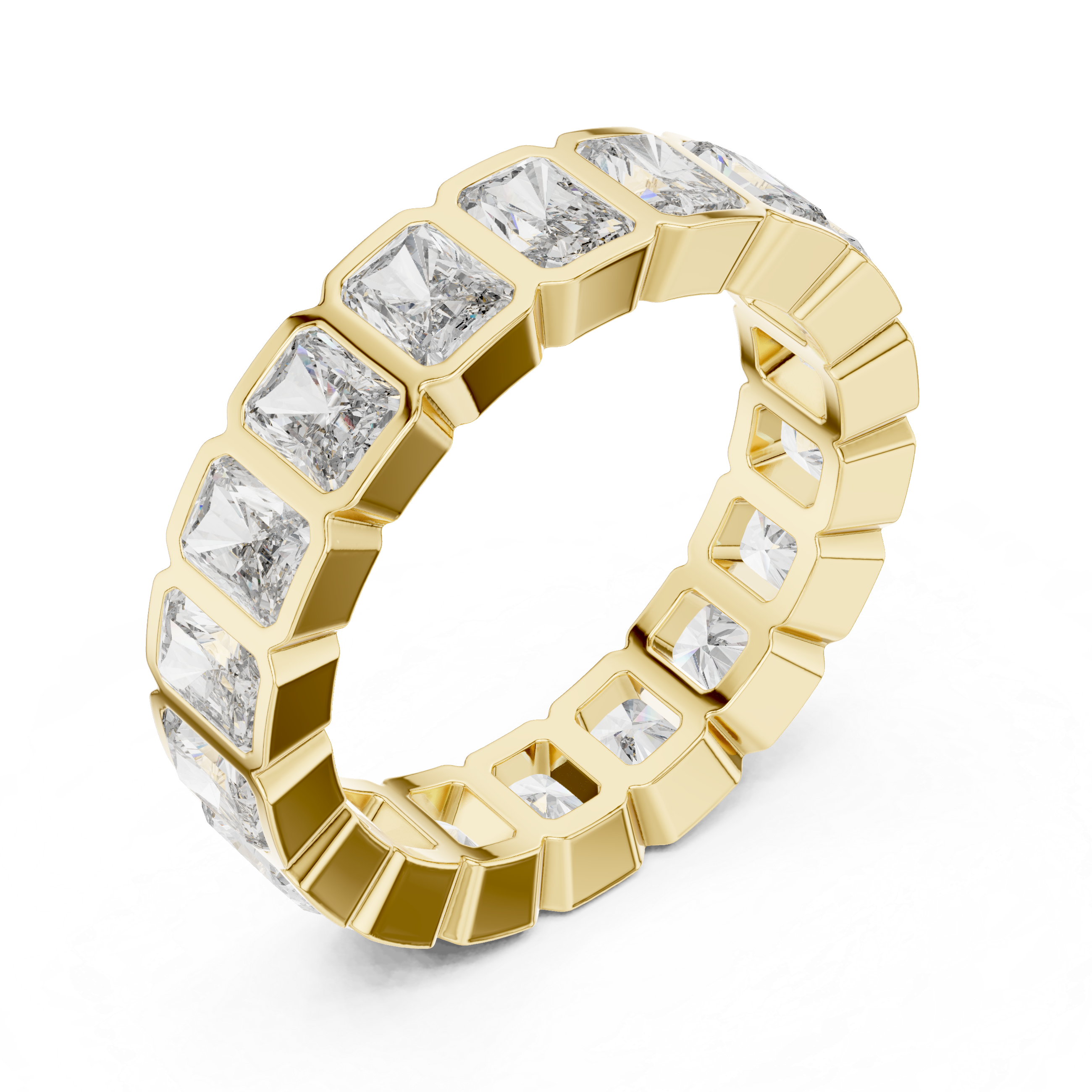 Honeycomb Cells Lab Grown Diamond Hex Ring