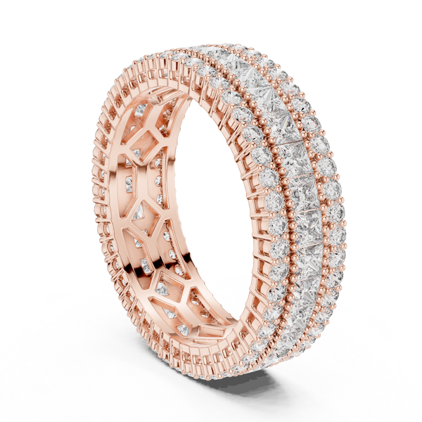 Lunar Wave Lab Grown Diamond Crescent Ring