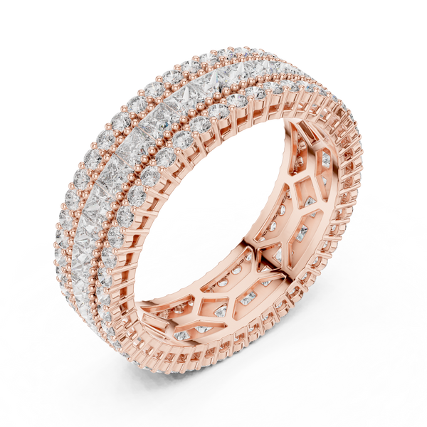 Lunar Wave Lab Grown Diamond Crescent Ring