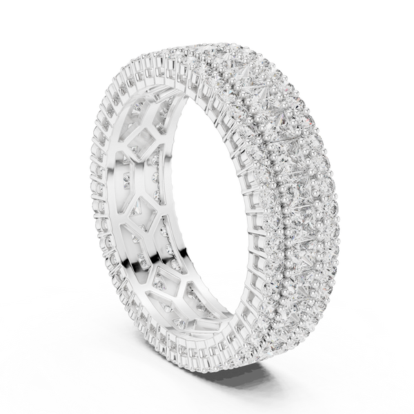 Lunar Wave Lab Grown Diamond Crescent Ring