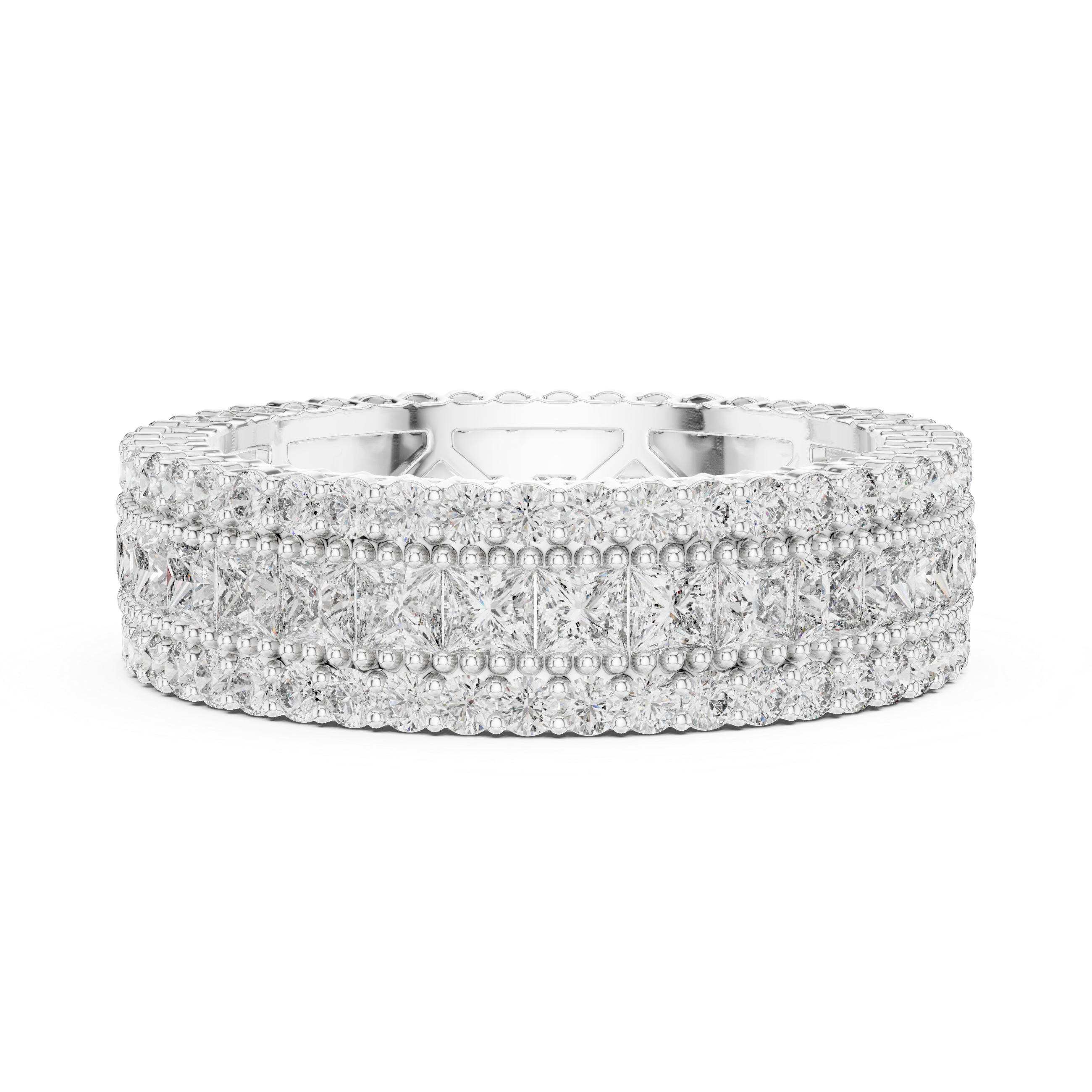 Lunar Wave Lab Grown Diamond Crescent Ring