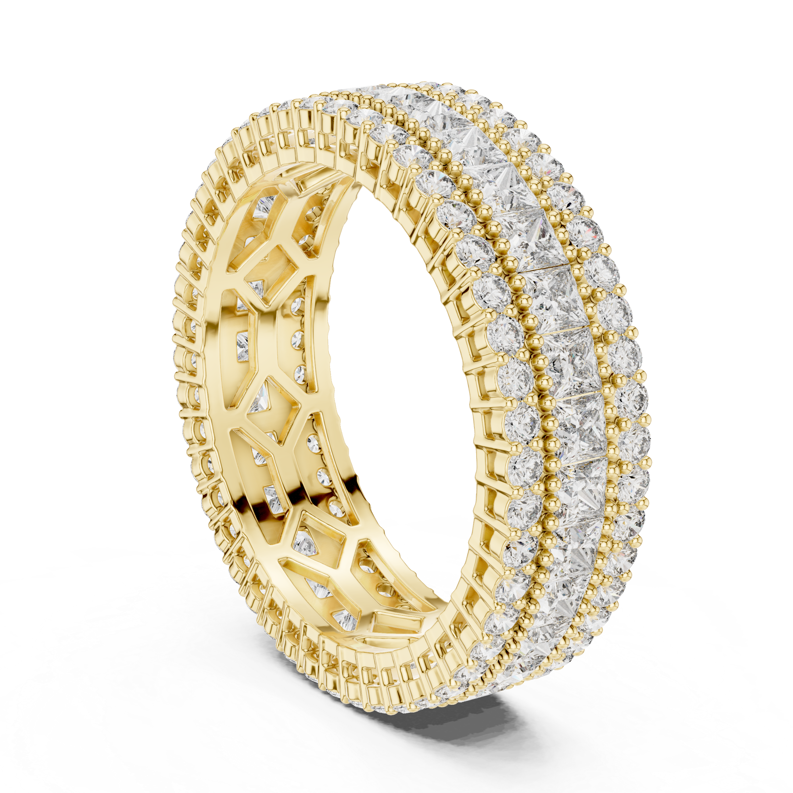 Lunar Wave Lab Grown Diamond Crescent Ring