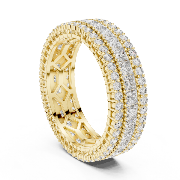 Lunar Wave Lab Grown Diamond Crescent Ring