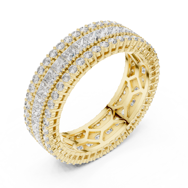 Lunar Wave Lab Grown Diamond Crescent Ring