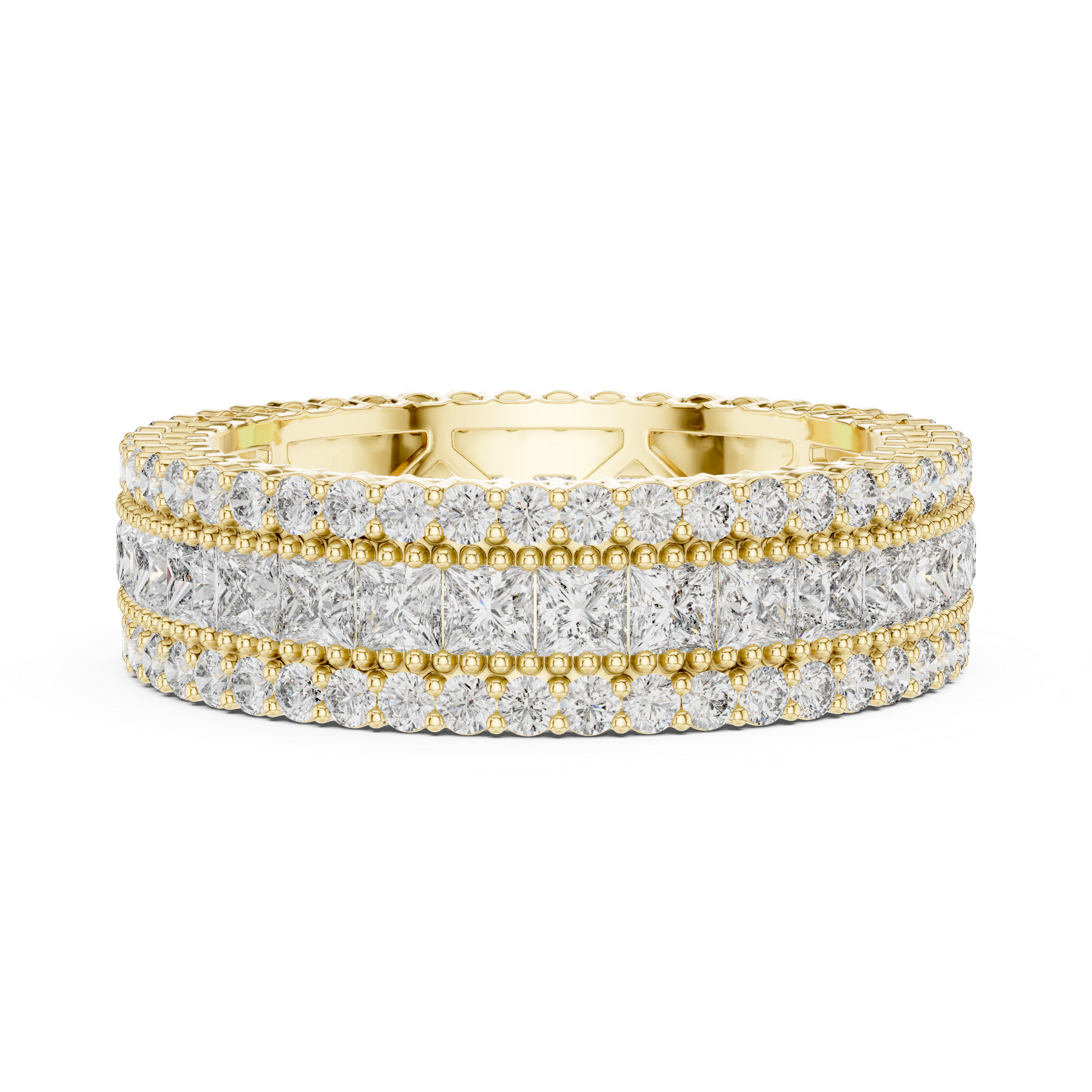 Lunar Wave Lab Grown Diamond Crescent Ring