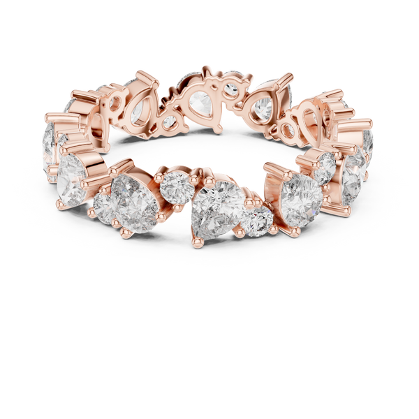 Coral Reef Lab Grown Diamond Textured Ring