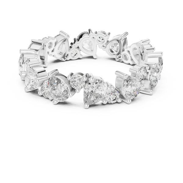 Coral Reef Lab Grown Diamond Textured Ring