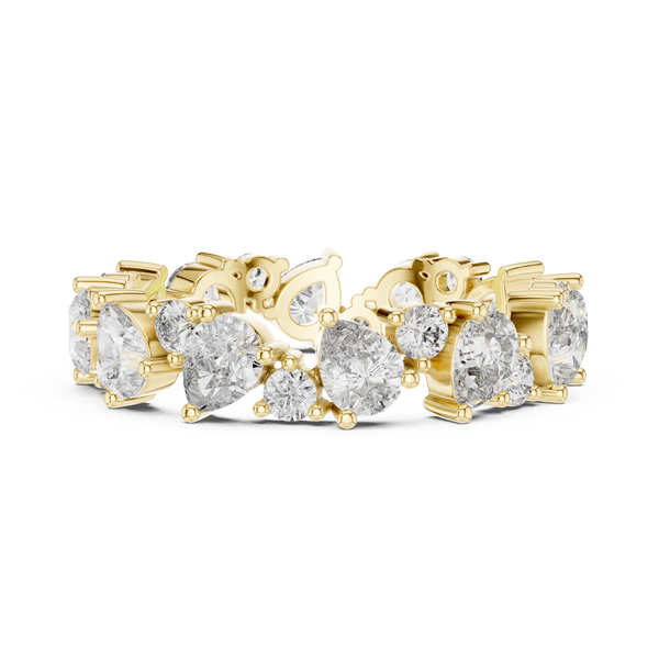 Coral Reef Lab Grown Diamond Textured Ring
