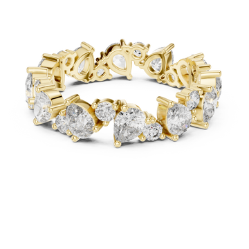 Coral Reef Lab Grown Diamond Textured Ring