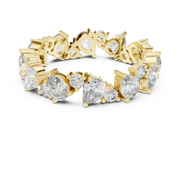 Coral Reef Lab Grown Diamond Textured Ring
