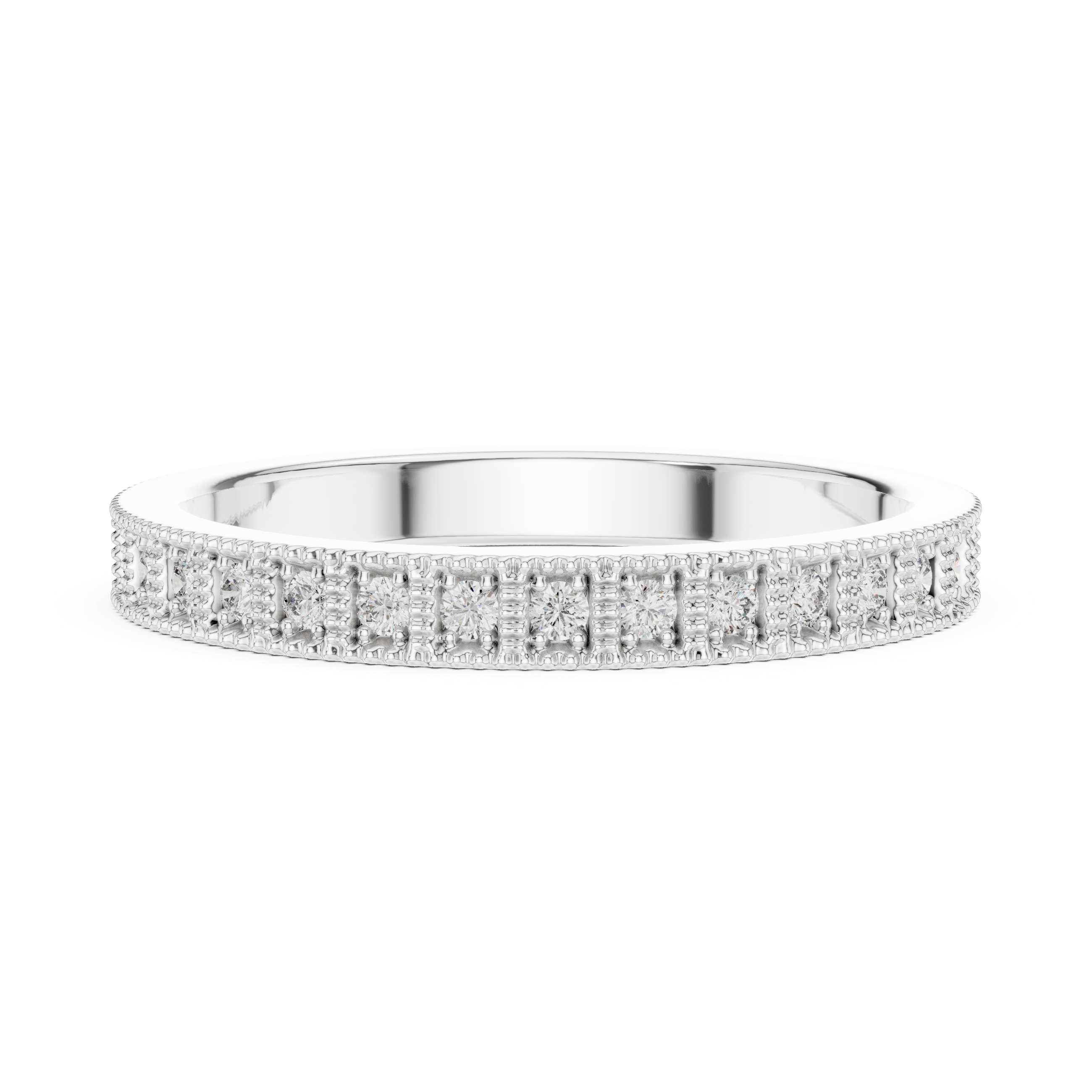 Urban Grid Lab Grown Diamond Bar Ring