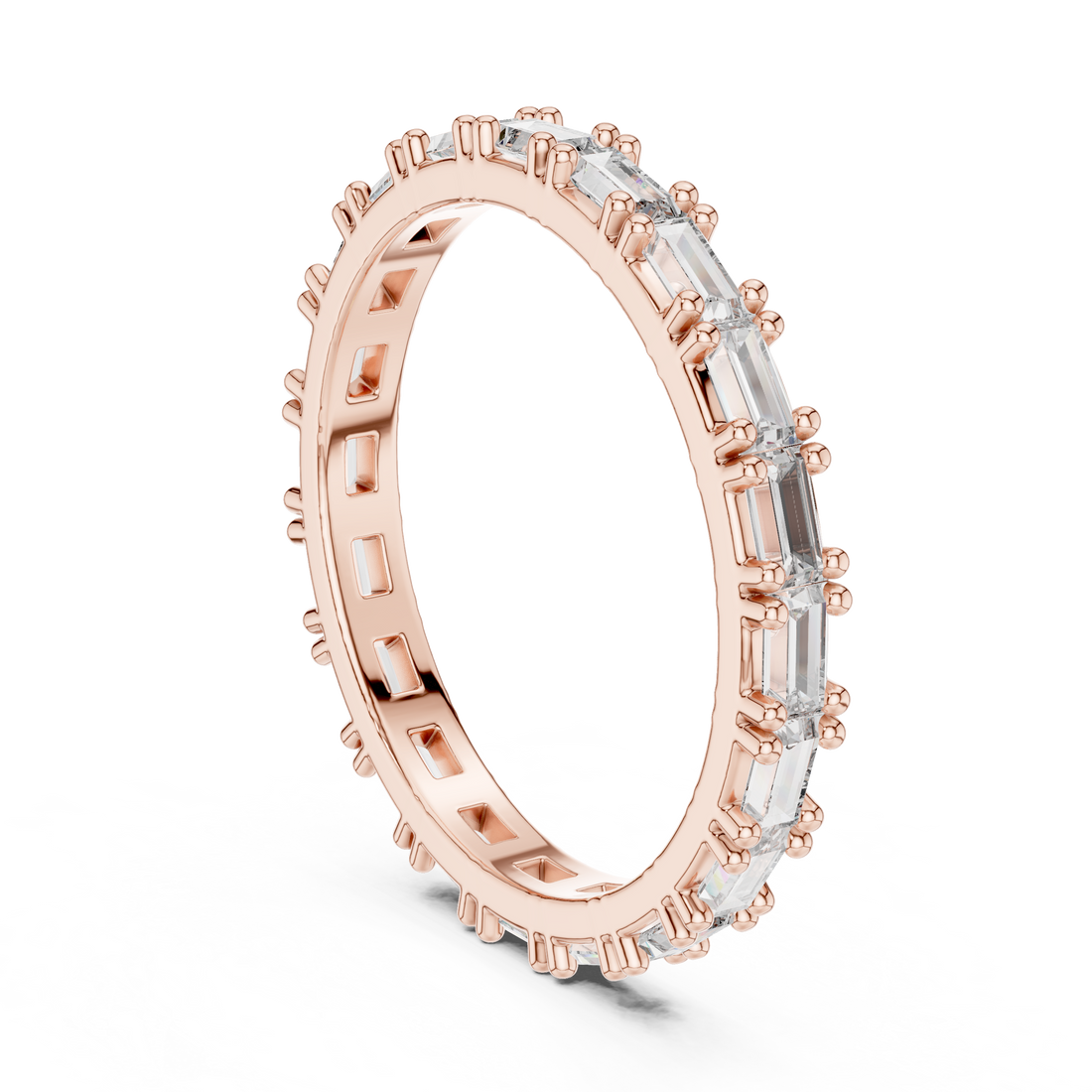 Aurora Bridge Lab Grown Diamond Three-Stone Ring