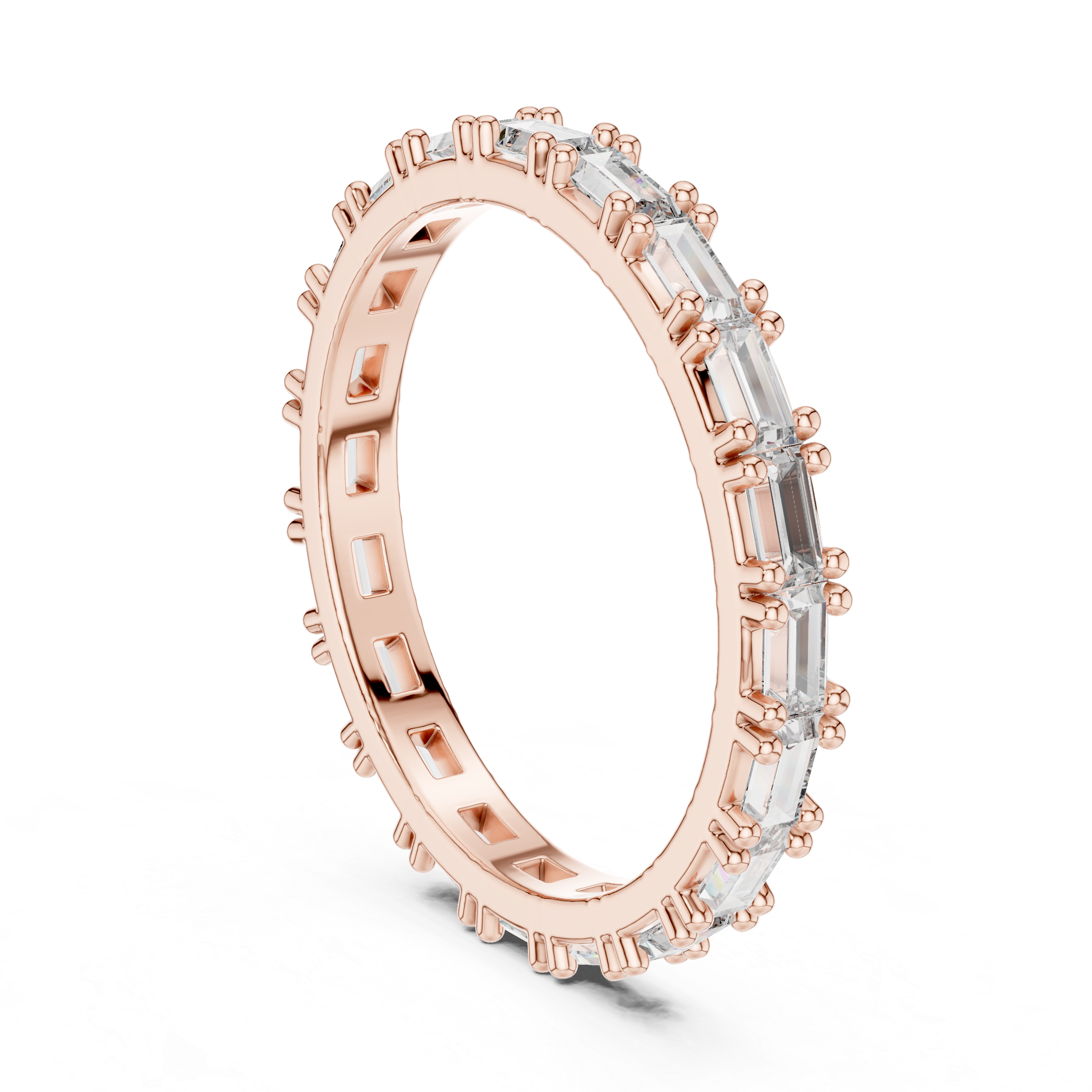Aurora Bridge Lab Grown Diamond Three-Stone Ring