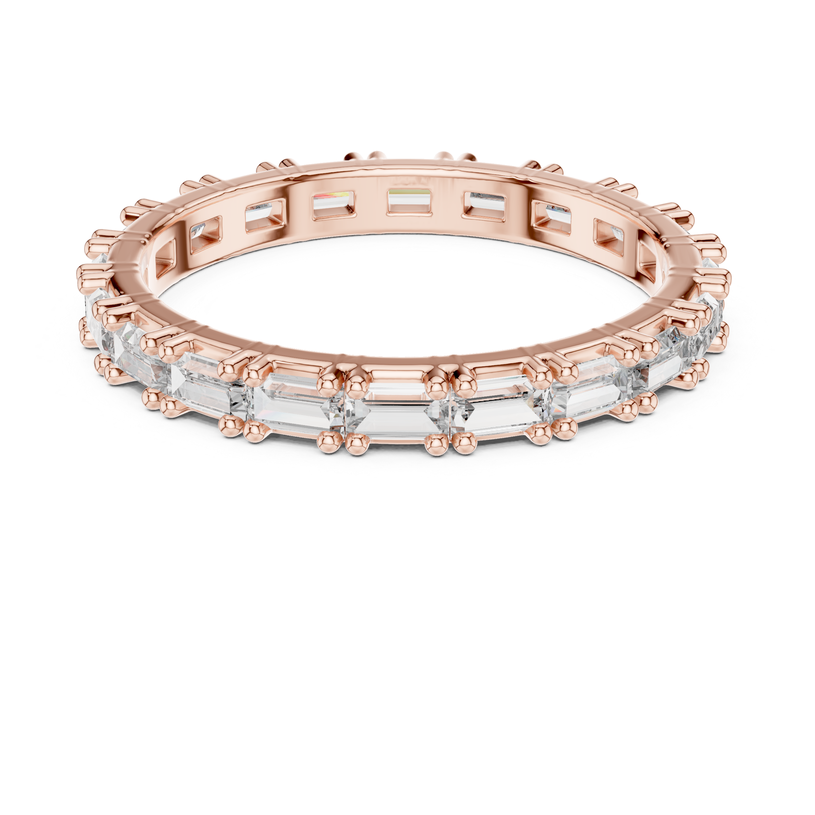 Aurora Bridge Lab Grown Diamond Three-Stone Ring