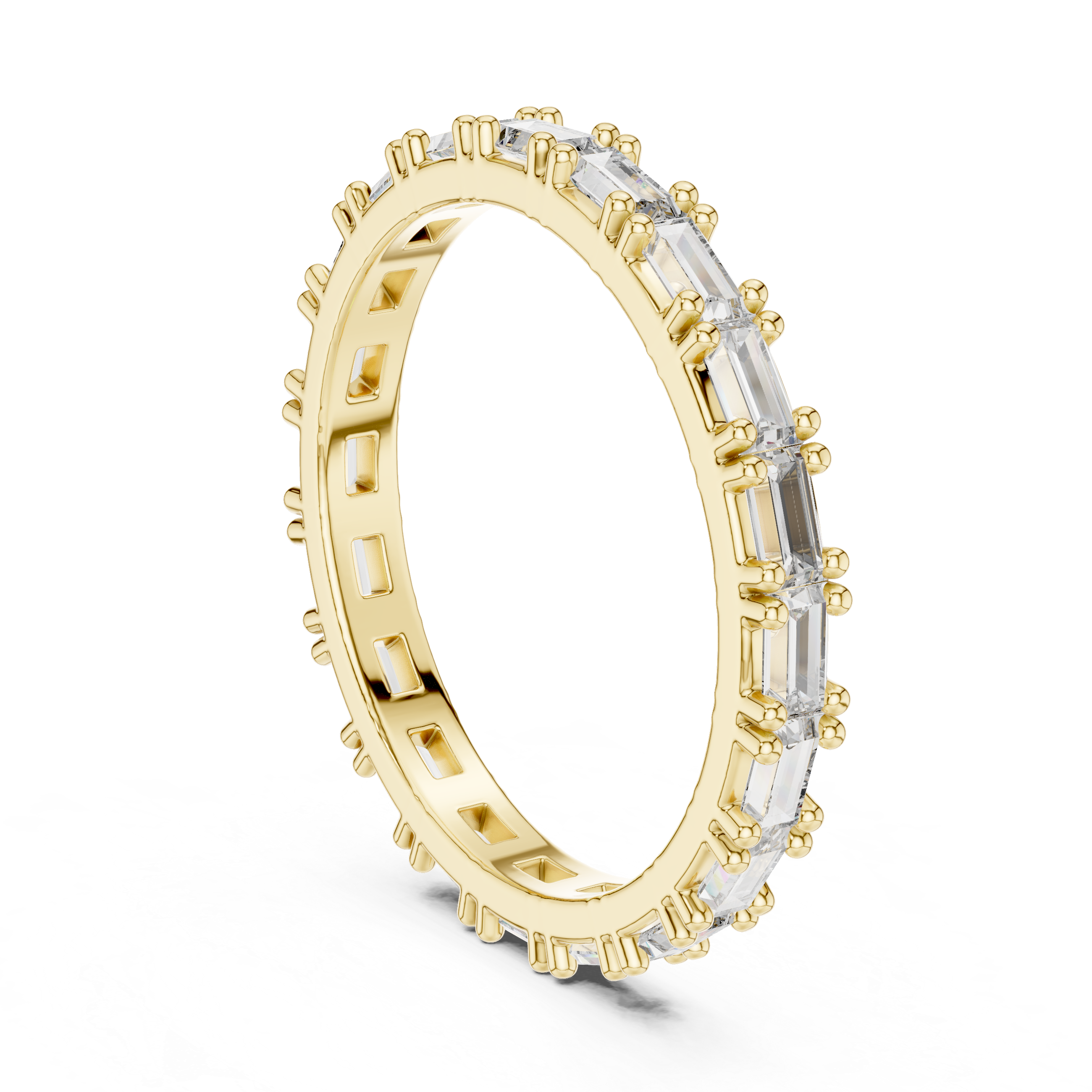 Aurora Bridge Lab Grown Diamond Three-Stone Ring