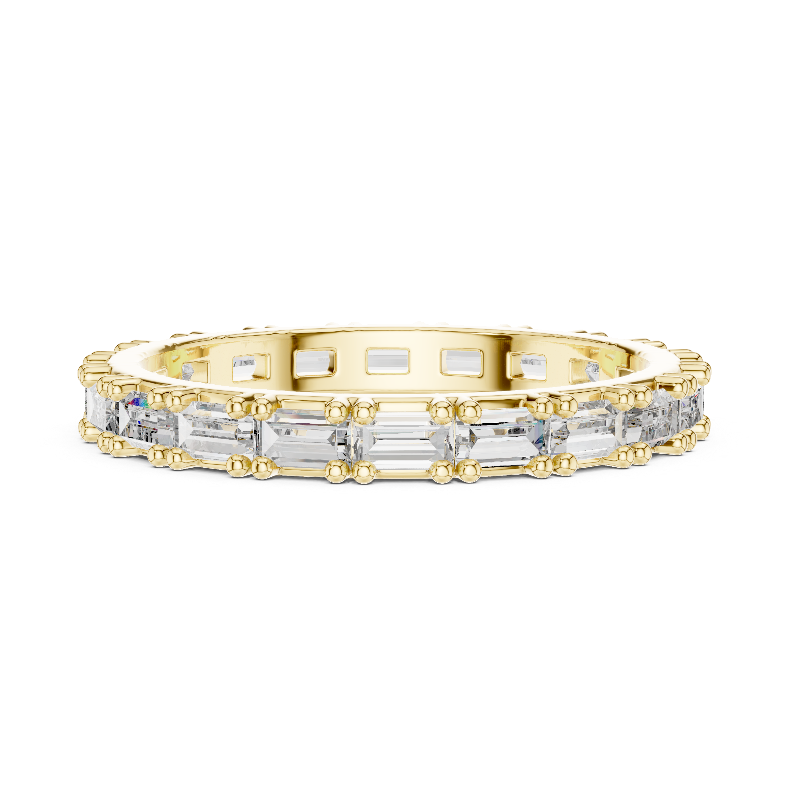 Aurora Bridge Lab Grown Diamond Three-Stone Ring
