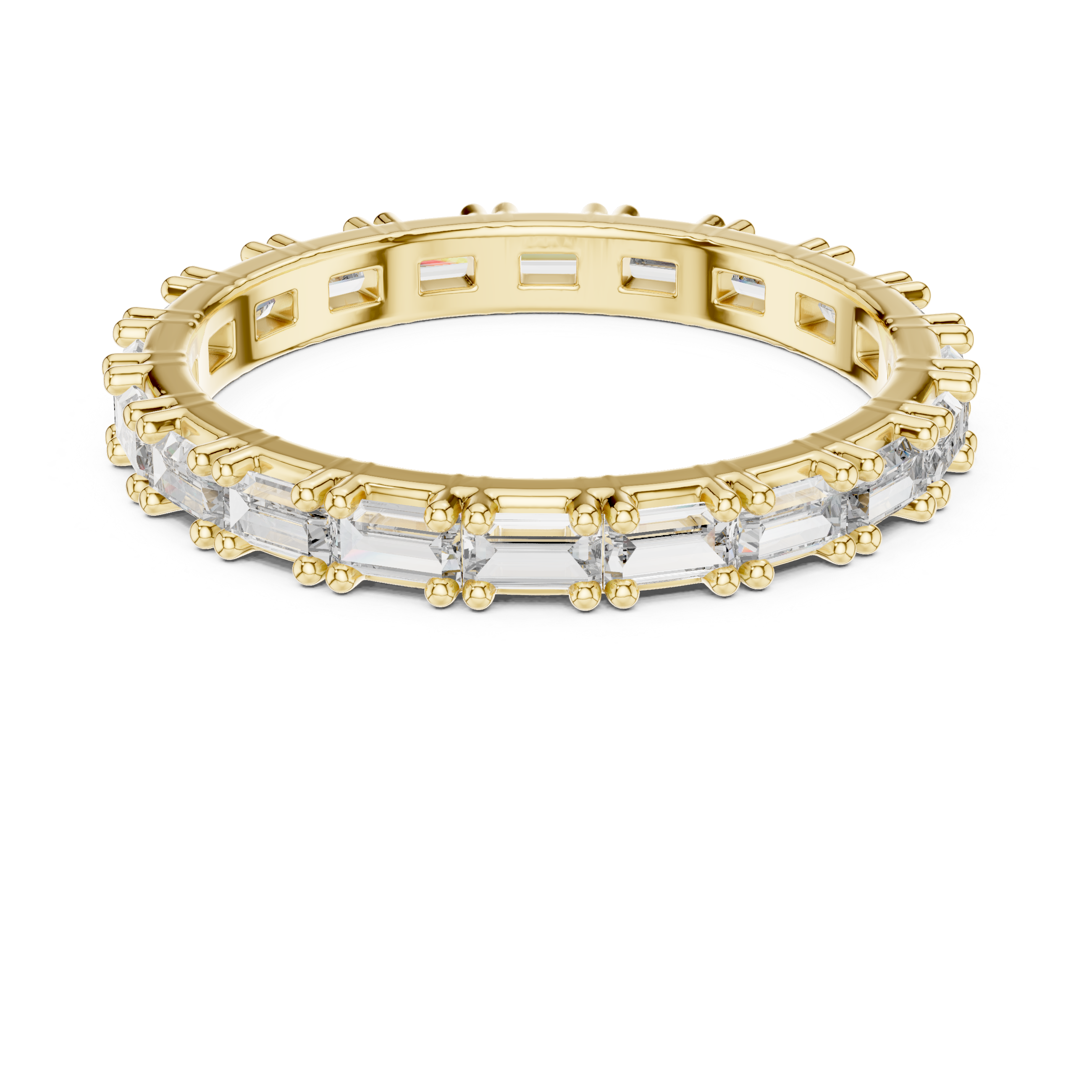 Aurora Bridge Lab Grown Diamond Three-Stone Ring