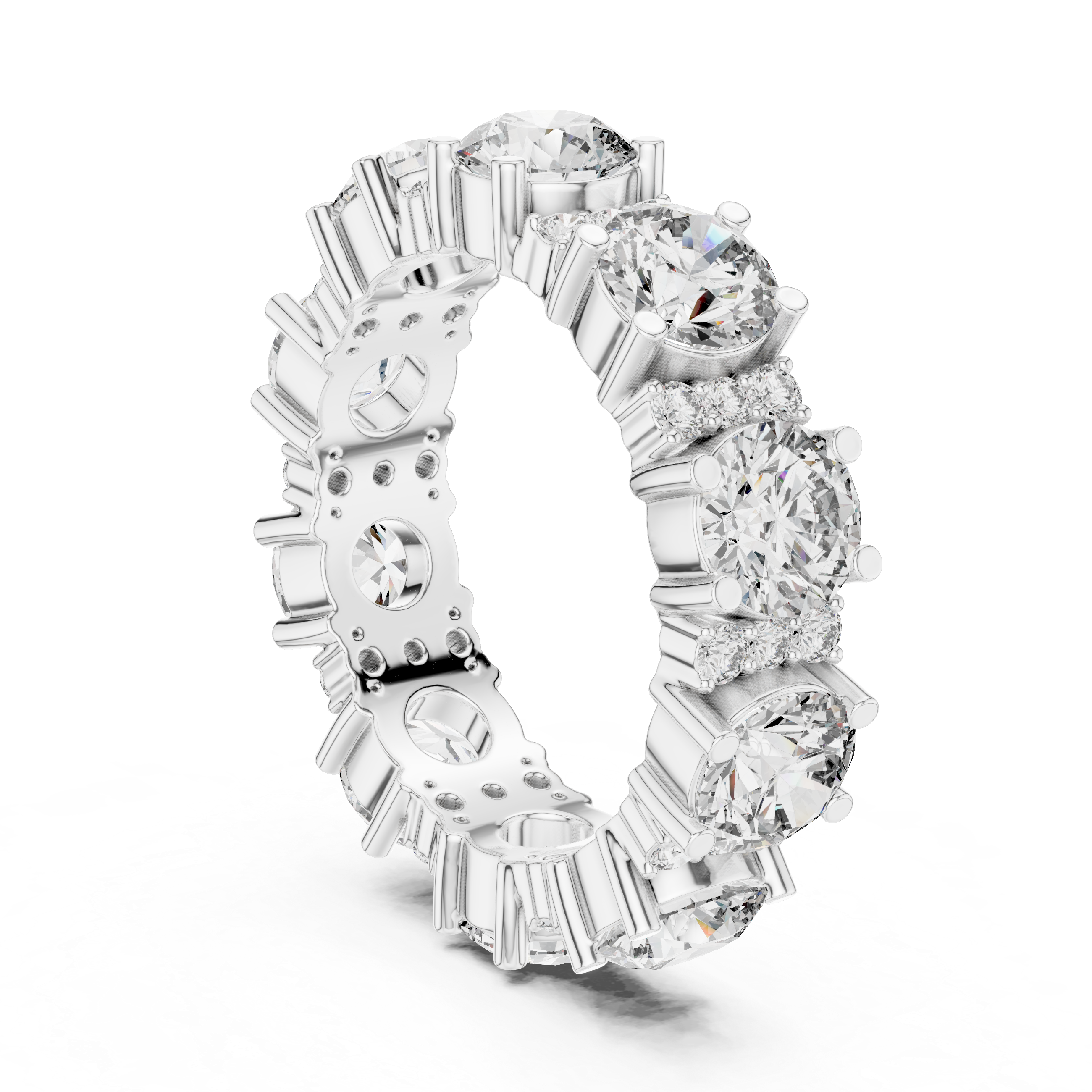 Nova Beam Lab Grown Diamond Emerald Ring