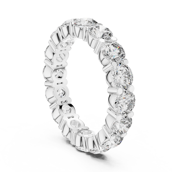 Starry Nebula Lab Grown Diamond Cluster Ring
