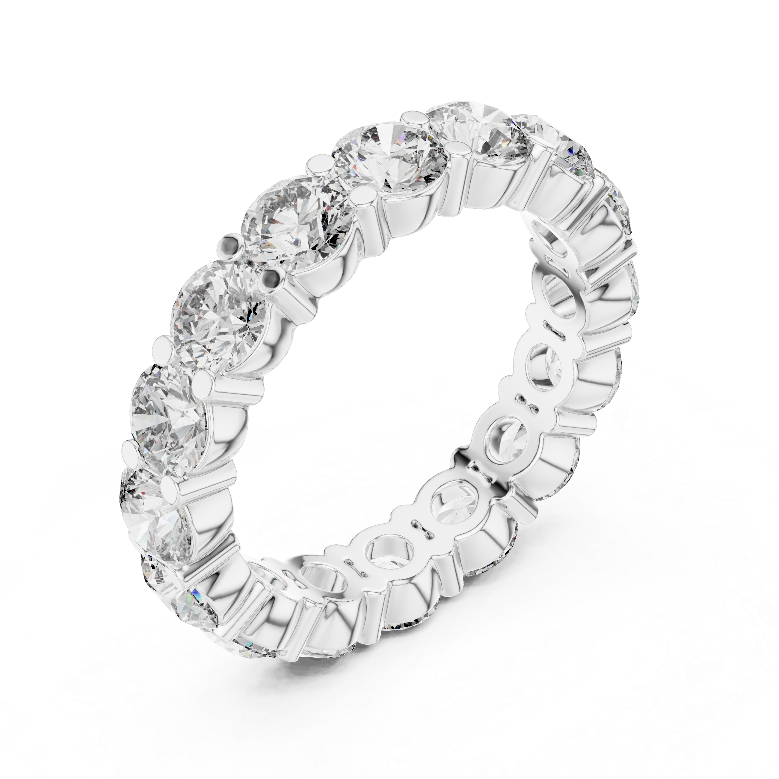 Starry Nebula Lab Grown Diamond Cluster Ring