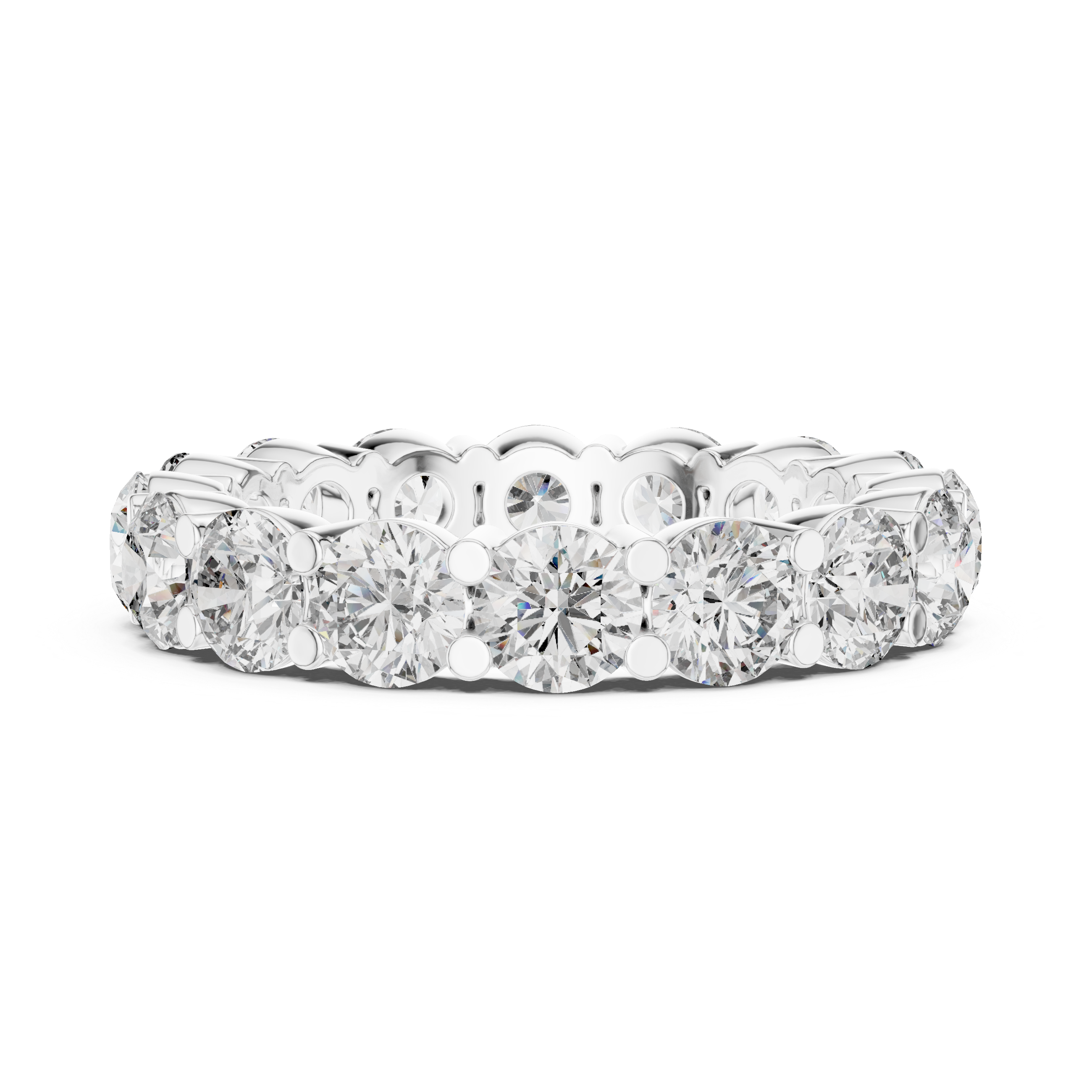 Starry Nebula Lab Grown Diamond Cluster Ring