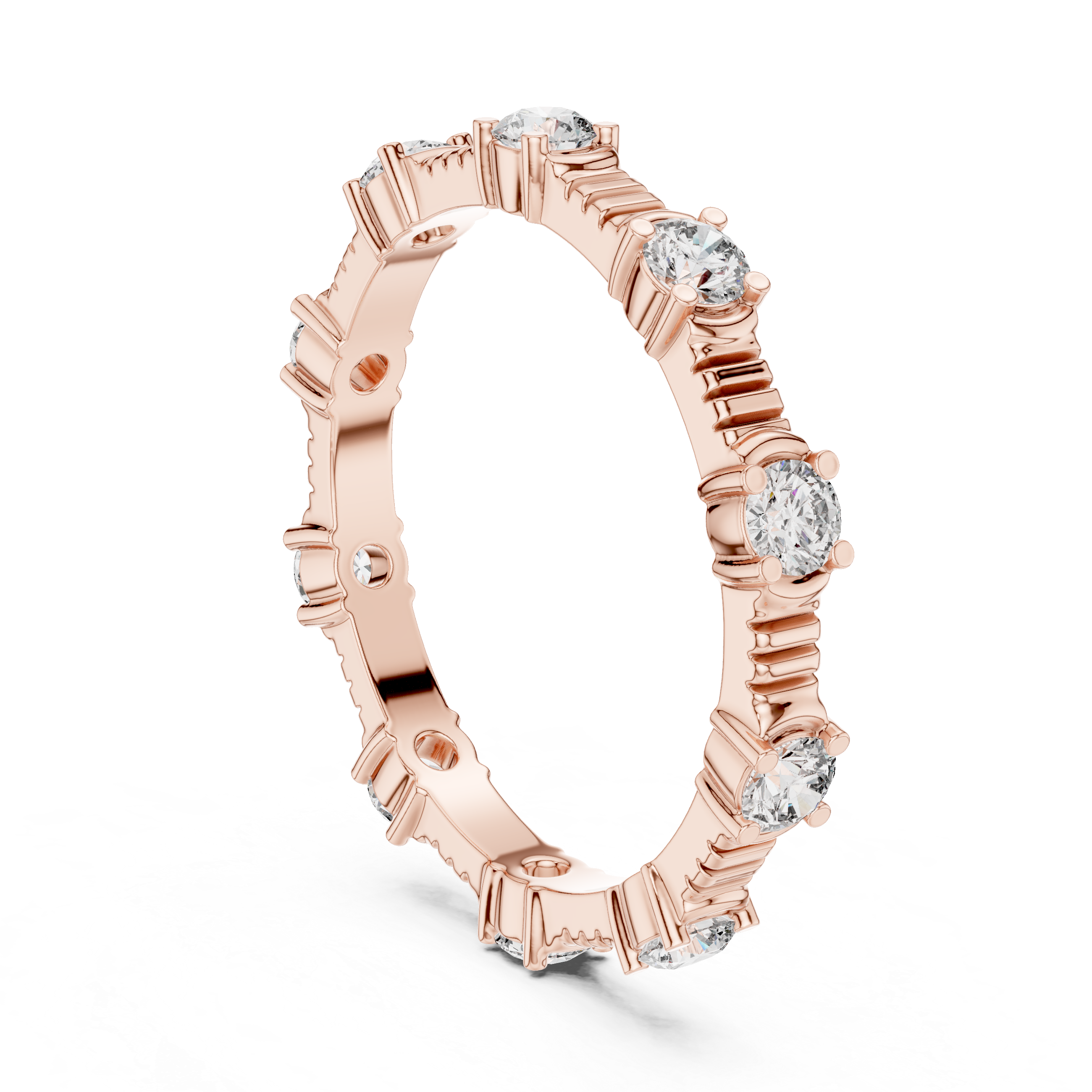 Twilight Lace Lab Grown Diamond Filigree Ring