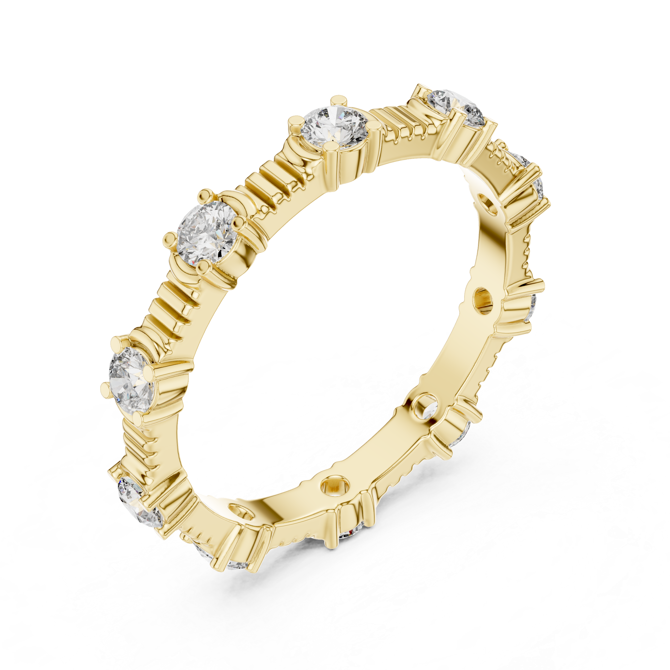Twilight Lace Lab Grown Diamond Filigree Ring