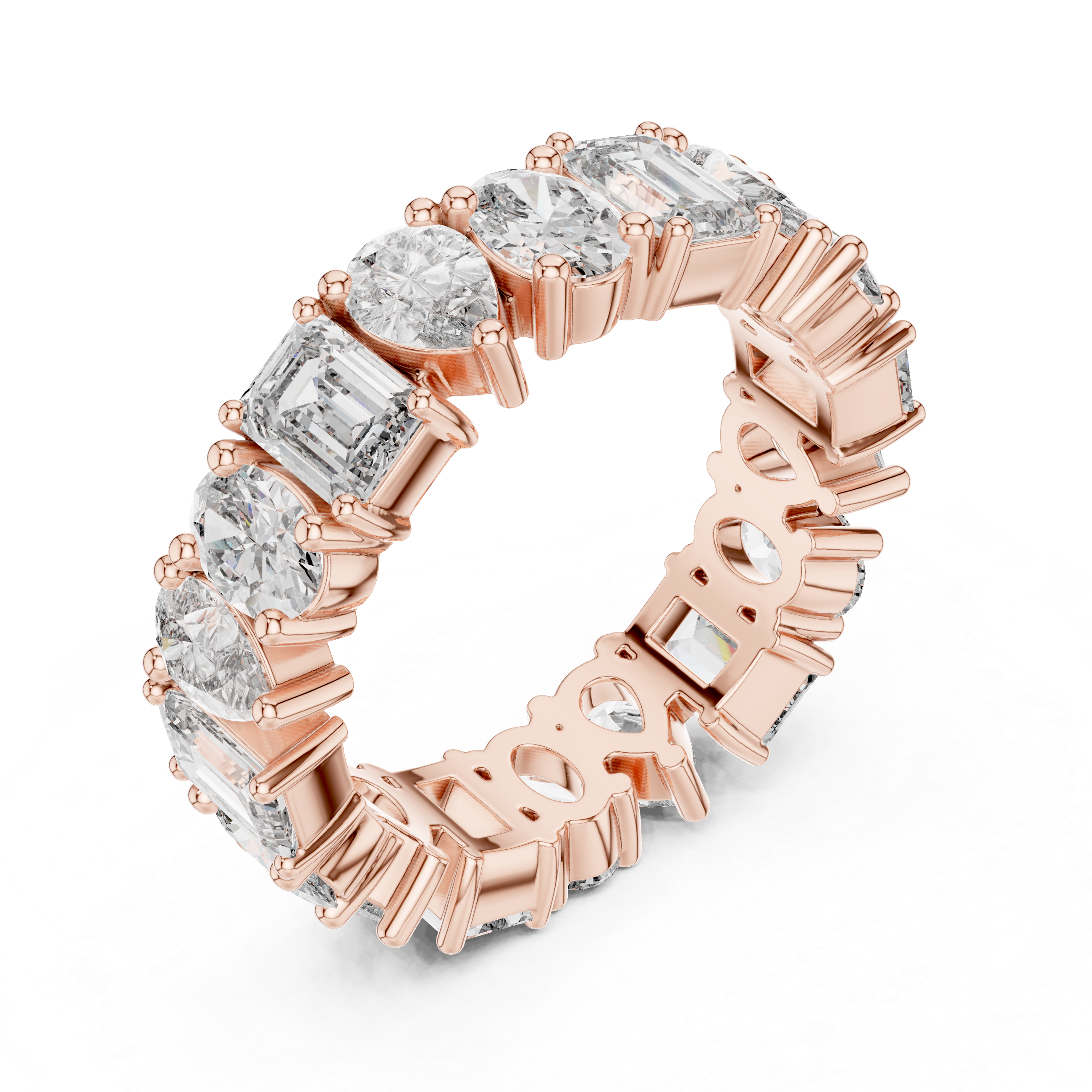 Island Pear Classic Lab Grown Diamond Ring