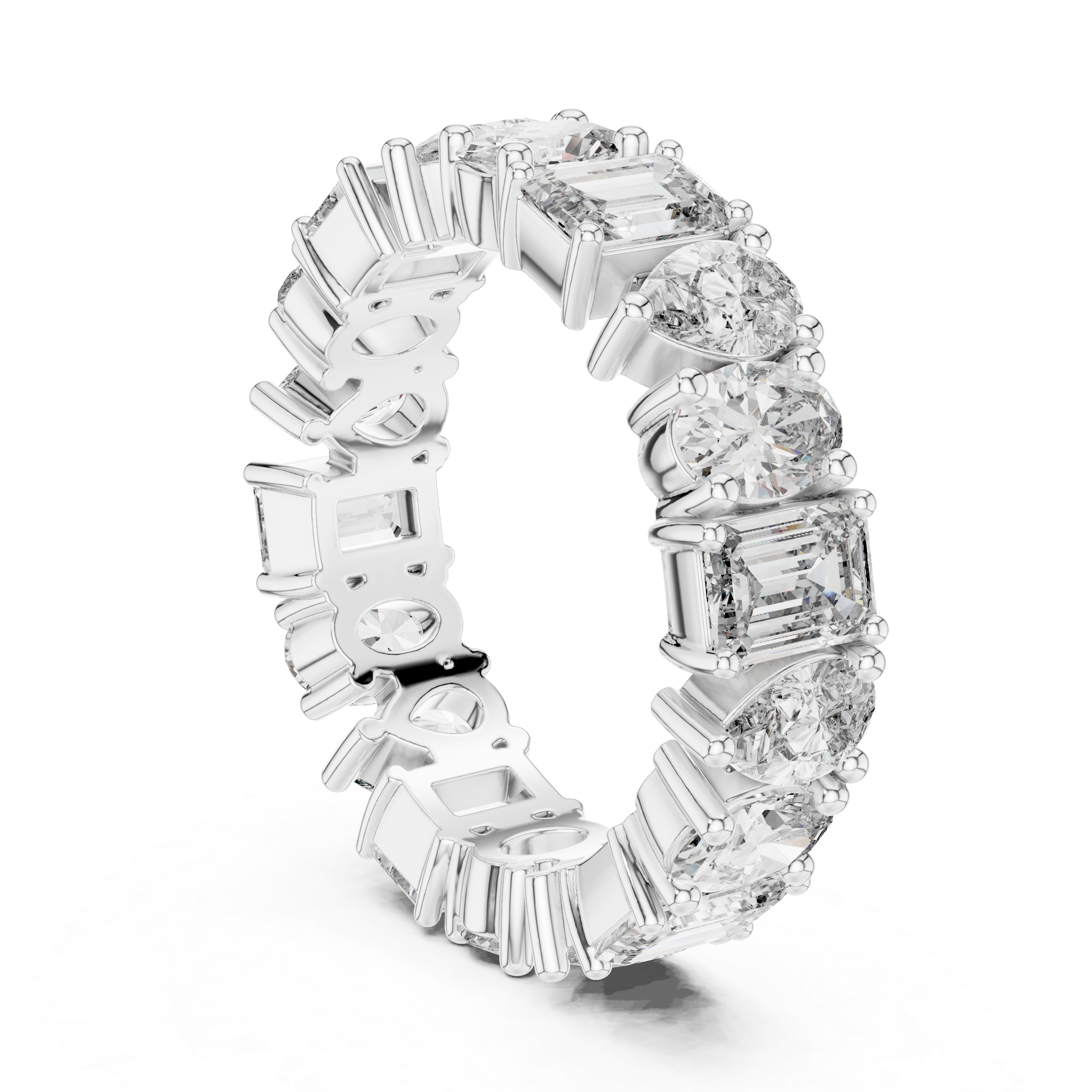 Island Pear Classic Lab Grown Diamond Ring