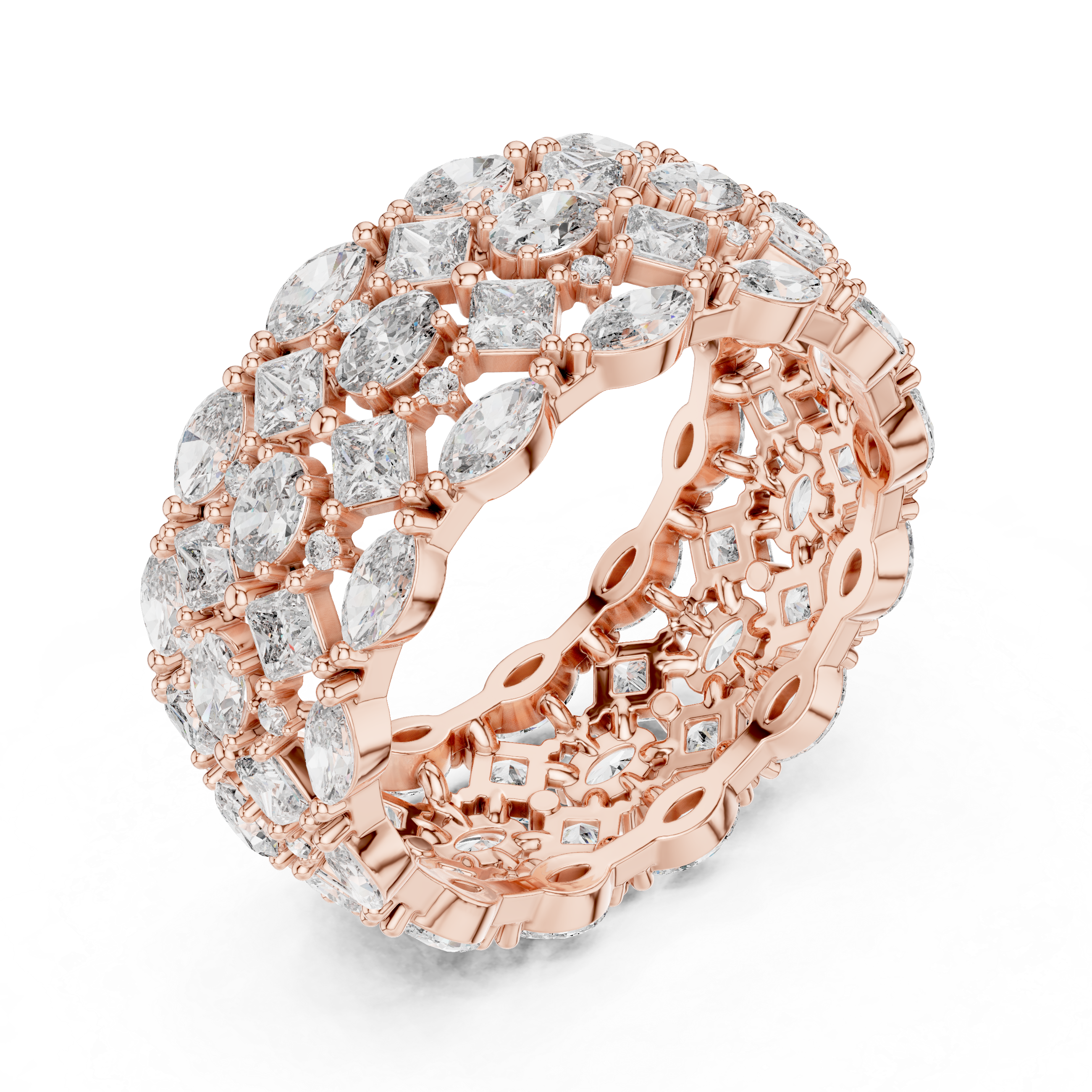 Noble Crest Lab Grown Diamond Princess Ring