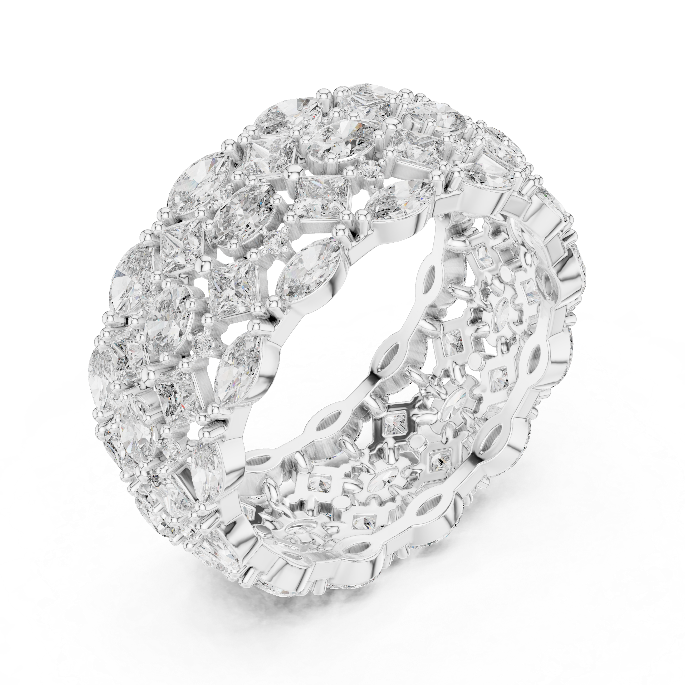 Noble Crest Lab Grown Diamond Princess Ring