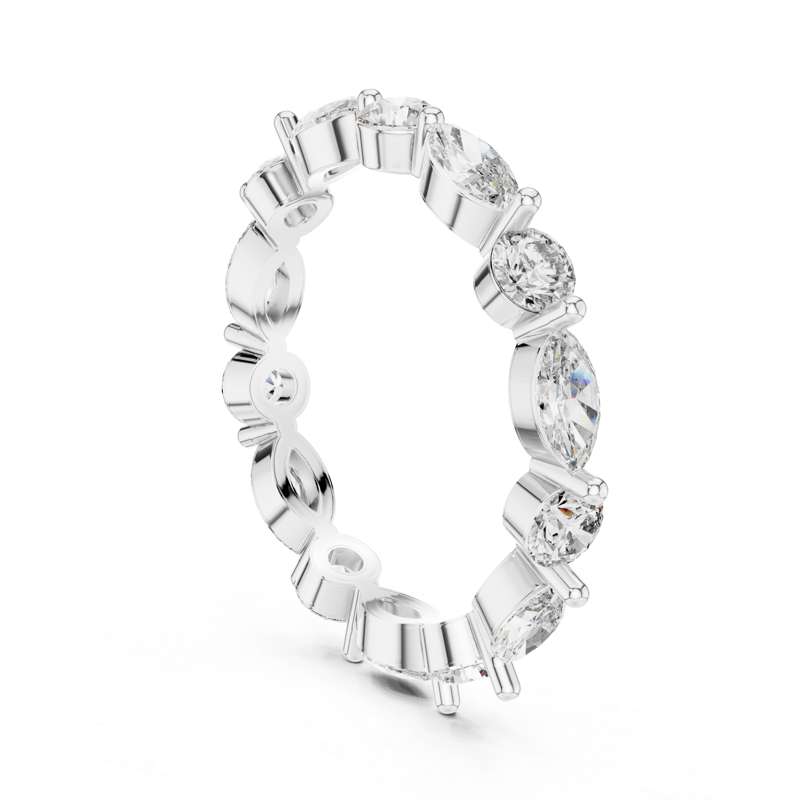 Crystal River Lab Grown Diamond Three-Stone Ring