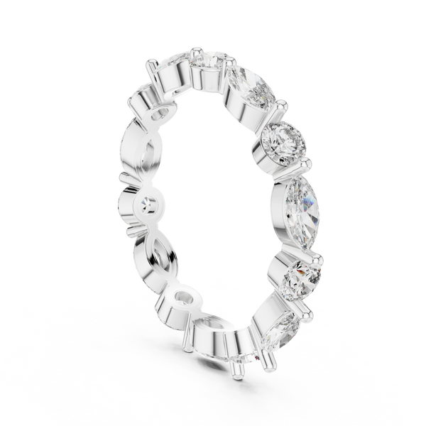 Crystal River Lab Grown Diamond Three-Stone Ring