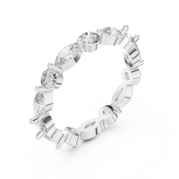 Crystal River Lab Grown Diamond Three-Stone Ring