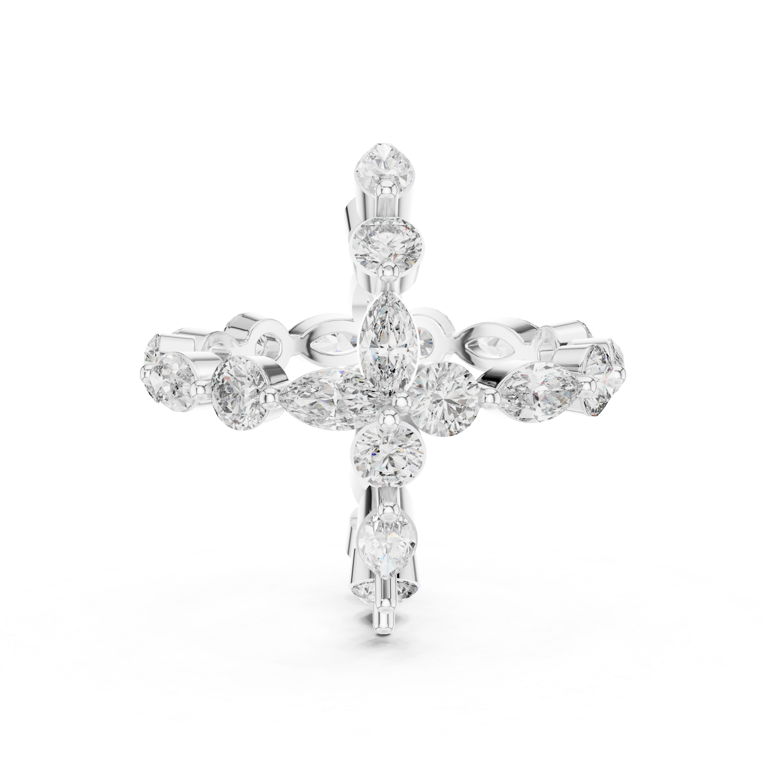 Crystal River Lab Grown Diamond Three-Stone Ring