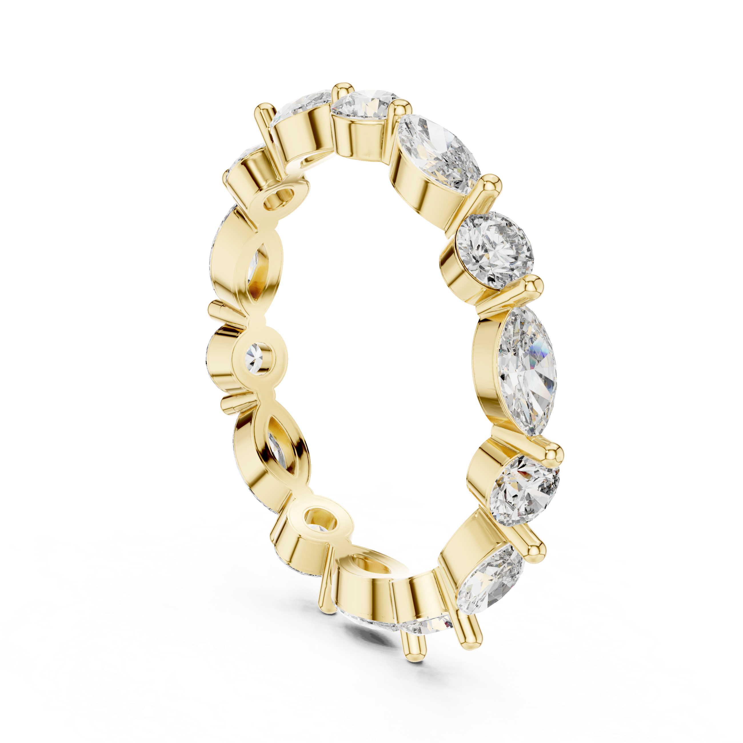Crystal River Lab Grown Diamond Three-Stone Ring