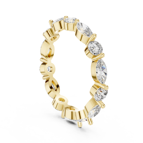 Crystal River Lab Grown Diamond Three-Stone Ring