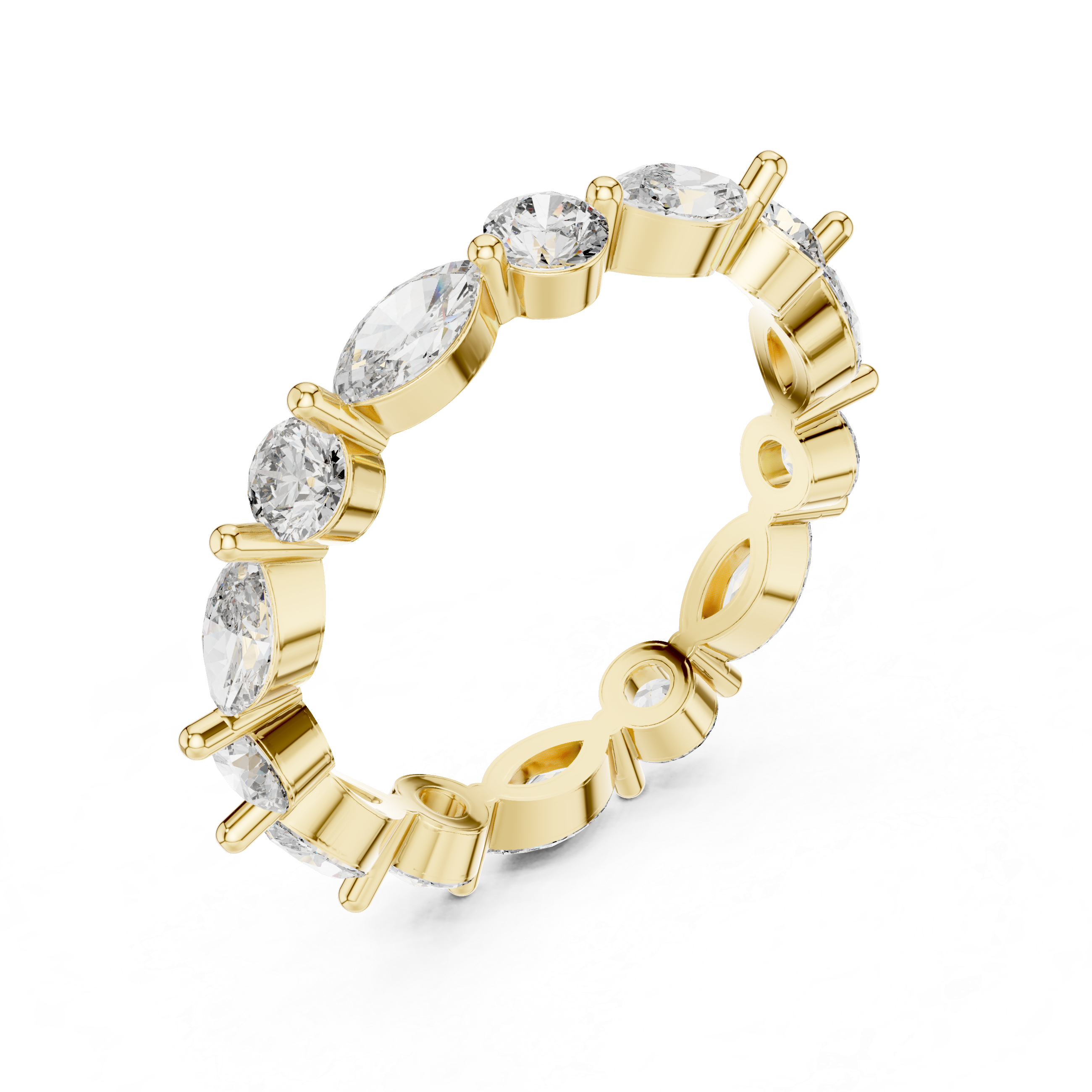 Crystal River Lab Grown Diamond Three-Stone Ring