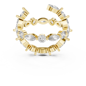 Crystal River Lab Grown Diamond Three-Stone Ring