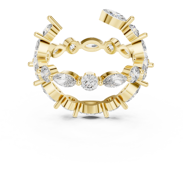 Crystal River Lab Grown Diamond Three-Stone Ring